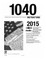 1040 Instructions 2015
