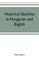 Historical Sketches in Hungarian and English