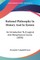 Rational Philosophy In History And In System