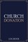 Church Donation Log Book