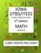5th Grade IOWA ITBS ITED, 2019 MATH, Test Prep