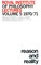 Royal Institute of Philosophy Lectures, vol 5 1970-1971: Reason & Reality