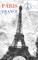 Eiffel Tower Paris black and white creative blank journal