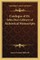 Catalogue of Dr. John Dee's Library of Alchemical Manuscripts