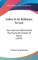 Labor in Its Relations to Law