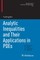 Analytic Inequalities and Their Applications in Pdes