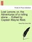 Lost Lenore; Or, the Adventures of a Rolling Stone ... Edited by Captain Mayne Reid.