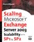 Microsoft(r) Exchange Server 2003 Scalability with Sp1 and Sp2
