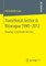 Transitional Justice in Nicaragua 1990-2012