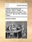 Letters Concerning the Spanish Nation