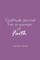 Gratitude journal for a woman of faith