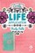 NLT Girls Life Application Study Bible (Leatherlike, Teal/Pink Flowers)