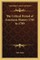 The Critical Period of American History 1783 to 1789