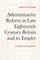 Administrative Reform in Late Eighteenth-Century Britain and Its Empire