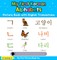 My First Korean Alphabets Picture Book with English Translations