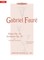Fauré, G: Elégie c-Moll op. 24 · Sicilienne g-Moll op. 78