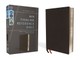NIV, Thinline Reference Bible, Premium Bonded Leather, Black, Red Letter Edition, Comfort Print