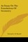 An Essay On The Foundations Of Geometry