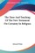 The Tone And Teaching Of The New Testament On Certainty In Religion