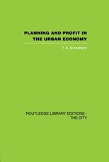 Planning and Profit in the Urban Economy Planning and Profit in the Urban Economy