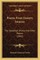 Poems From Eastern Sources
