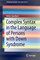 Complex Syntax in the Language of Persons with Down Syndrome