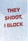 Goalie Hockey Notebook - They Shoot I Block