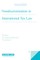 Non-Discrimination in International Tax Law
