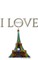 I Love Paris eiffel tower creative blank journalsir Michael Huhn designer edition