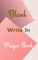 Blank Write In Prayer Book (Pink Cream Gold Abstract Cover Art)
