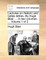 Lectures on Rhetoric and Belles Lettres. by Hugh Blair, ... in Two Volumes. ... Volume 1 of 2