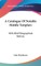 A Catalogue Of Notable Middle Templars