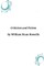 Criticism and Fiction