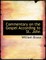 Commentary on the Gospel According to St. John