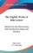 The English Works of John Gower