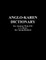 Anglo-Karen Dictionary