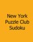 New York Puzzle Club Sudoku