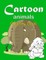 Cartoon Animals Coloring Book