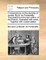 Conversations on the Plurality of Worlds. by M. de Fontenelle. Translated from the Last Edition of the French. Illustrated with Notes, ... Together with Copper-Plates.
