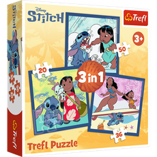 TREFL DISNEY STITCH Puzzle Set 3in1