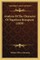 Analysis Of The Character Of Napoleon Bonaparte (1828)