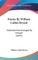 Poems By William Cullen Bryant