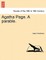 Agatha Page. a Parable.