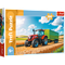 TREFL Puzzle Agricultural machinery - Tractor with trailer, 100 pcs