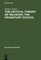 The Critical Theory of Religion. the Frankfurt School