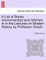 A List of Books Recommended and Referred to in the Lectures on Modern History by Professor Smyth