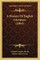 A History Of English Literature (1904)