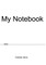 Lined Notebook