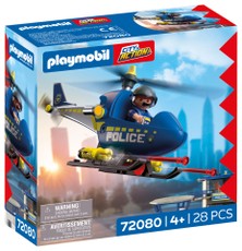 PLAYMOBIL Police Helicopter with Radar Function 72080