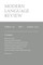 Modern Language Review (120.1) January 2025
